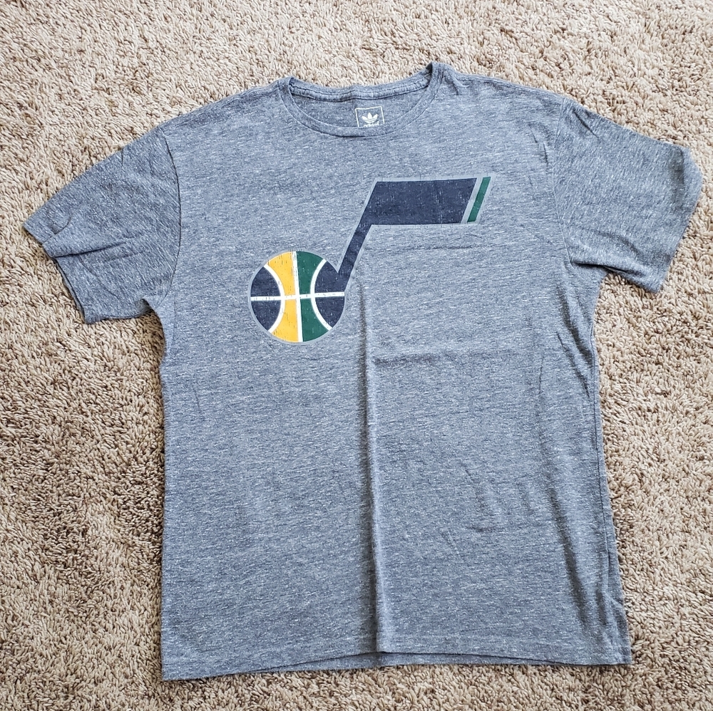 Adidas triblend Utah Jazz tshirt